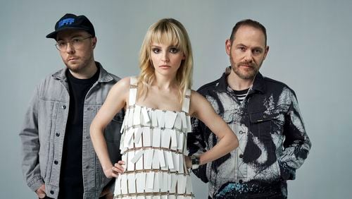 Scottish indie pop group Chvrches is touring in support of fourth album "Screen Violence," which includes a collaboration with Robert Smith of The Cure.
Courtesy of Sebastian Mlynarski and Kevin J Thomson