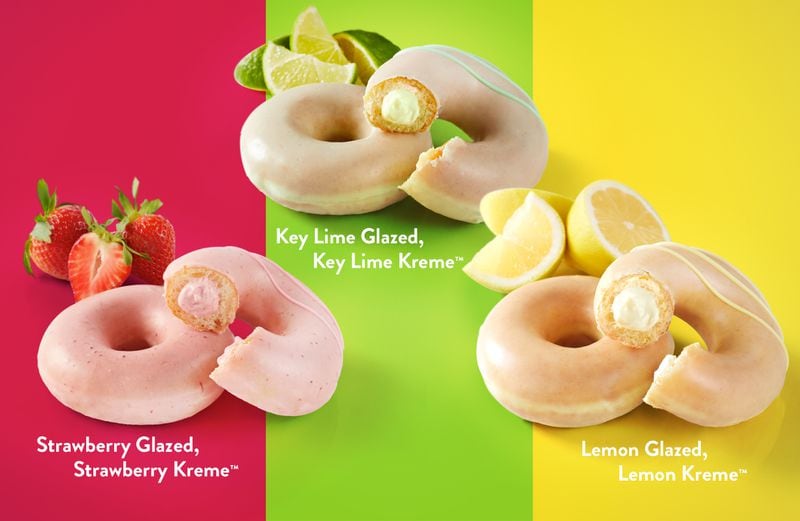 Krispy Kreme announced that its Fresh off the Line Doughnuts will be released for one week at a time for the next three weeks.