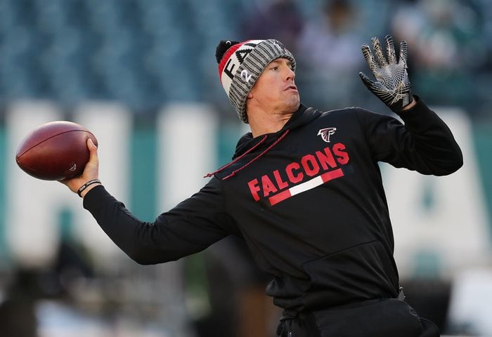 Photos: Falcons tested by Eagles in playoffs
