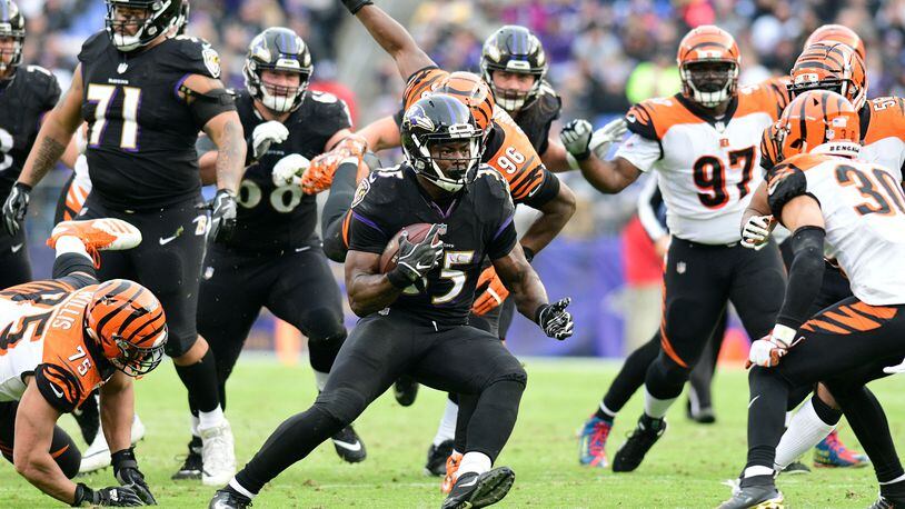 Ravens running back Gus Edwards had a total of 64 rushing yards all season before erupting for 115 in Week 11.