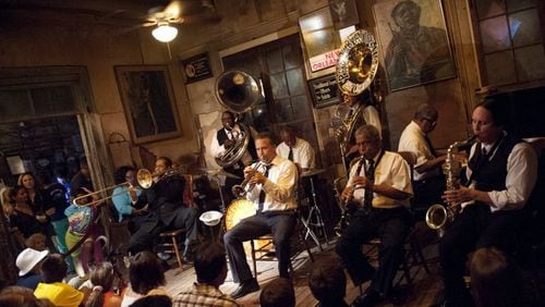 For more than 50 years, visitors have lined up in front of the nondescript wooden building that is Preservation Hall to hear the finest New Orleans-style jazz. CONTRIBUTED BY WWW.NOLA.COM