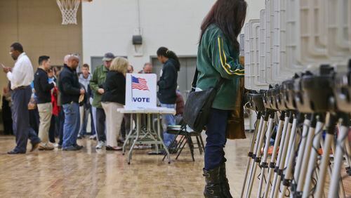 Voters in Georgia will cast ballots for president, the Georgia Legislature and many local offices in 2016.