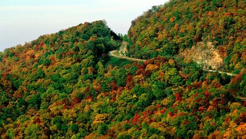 Cherohala Skyway, which zigzags its way through the Cherokee and Nantahala National forests, was dedicated in 1996. (Monroe County, Tenn., Department of Tourism)