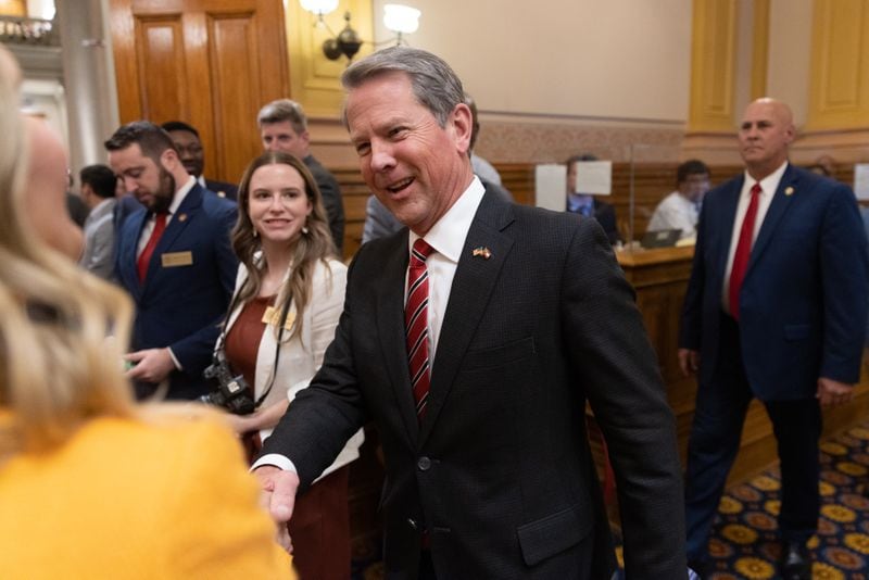 After The Wall Street Journal’s editorial board wrote that a school voucher bill could “pass if the governor spends some political capital to get it done,” Gov. Brian Kemp went public with his support for the measure. The bill was defeated. (Arvin Temkar / arvin.temkar@ajc.com)