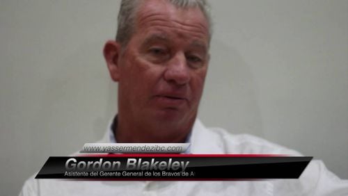 Gordon Blakeley, former Braves special assistant and international scouting supervisor, was suspended from baseball for one year for his role in infractions that drew severe penalties for the Braves. (Photo from YouTube )