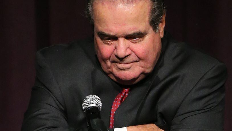 Supreme Court Justice Antonin Scalia speaks to an audience last year at the University of Colorado in Boulder, Colo