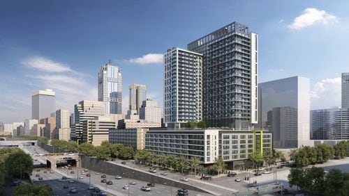 A rendering of Modera Midtown / Rendering provided by SRS Real Estate Partners
