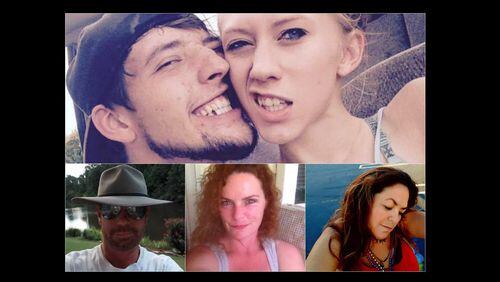 Edward Cameron Brown, 21; Danielle Waring, 19; David Allen Waring, 45; Kelley Tomkinson, 47; and Kimberly Lewis, 45, have been identified as the victims of Sunday’s fatal house fire in Duluth. (Facebook photos)