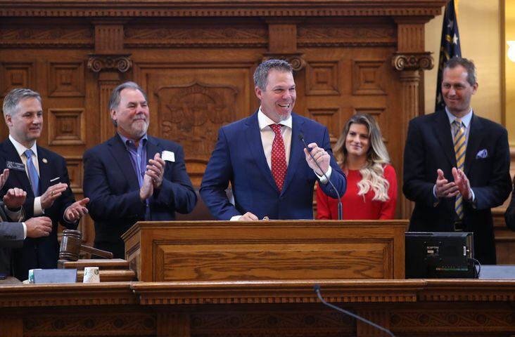 Photos: Chipper Jones honored at Georgia Capitol