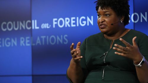 Former Georgia Democratic gubernatorial nominee Stacey Abrams speaks at the Council on Foreign Relations May 10, 2019 in Washington, DC. Abrams appeared as part of the 2019 Conference on Diversity in International Affairs. (Photo by Win McNamee/Getty Images)