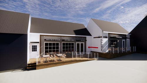 A rendering of Morty's Meat & Supply at Village Dunwoody.