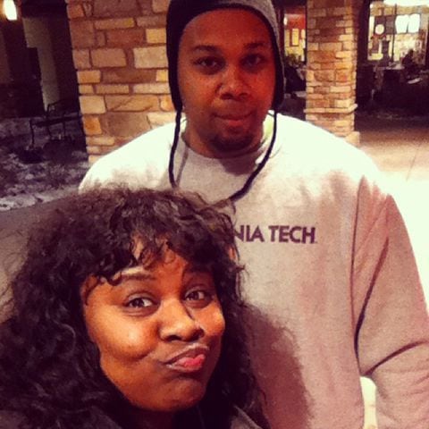Braving it to Kroger with my homie... -- @Carter7