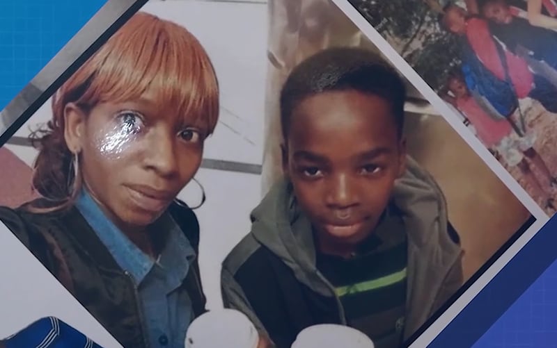 Thomas Lowe, who was killed in a shooting this month, is seen in a photo with his mother Lakesha Lowe.