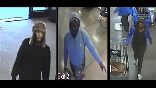 Gwinnett County police are trying to identify three suspects tied to thefts throughout the county and in North Carolina.