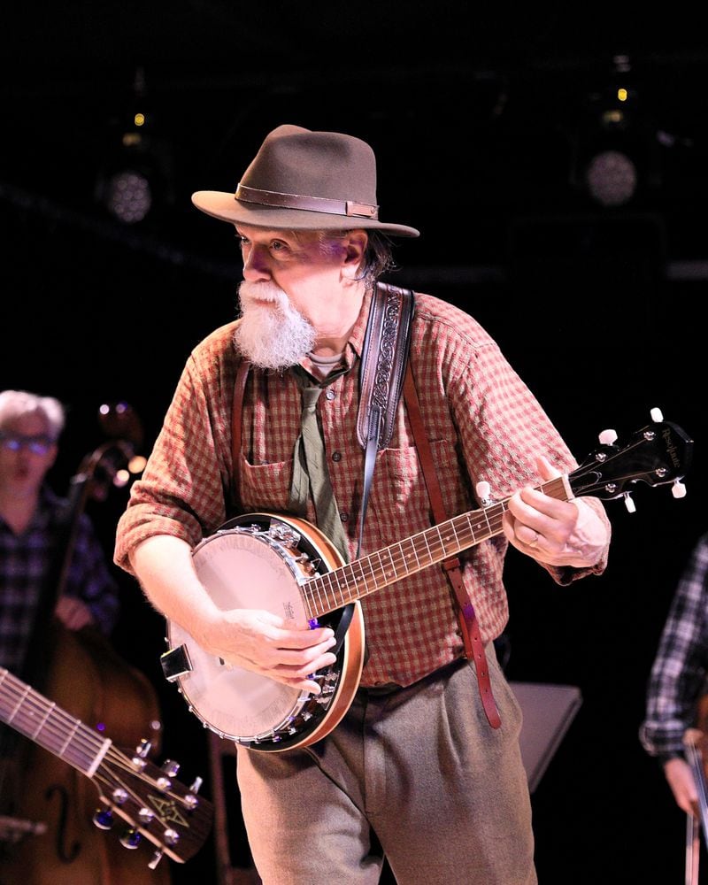 Clark Taylor playing the banjo in "A Cherry Log Christmas Carol."
(Courtesy of Clark Taylor/Betsy Armstrong)