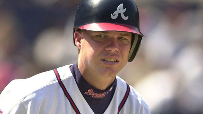 Chipper Jones in his playing days with the Atlanta Braves. Memorial Day is a great time to gorge on his new book, “Ballplayer.”