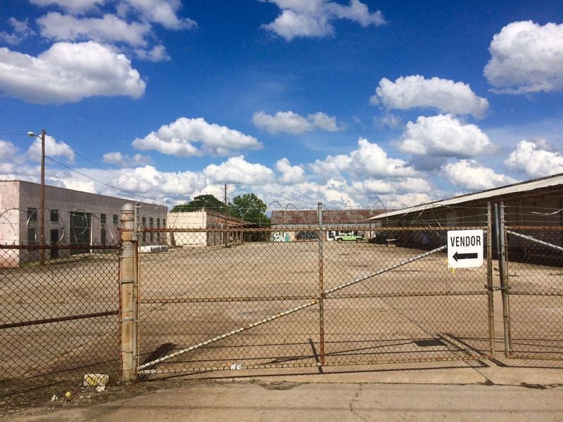 A view of the 20-acre Murphy Crossing site from Murphy Avenue in Atlanta. Redevelopment of that land is supposed to be the linchpin of the area’s future, threading together three communities — Capitol View, Oakland City and Adair Park. (Photo by Bill Torpy)