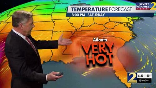 Like Channel 2 Action News chief meteorologist Glenn Burns said, it's going to be very hot this weekend across Georgia.