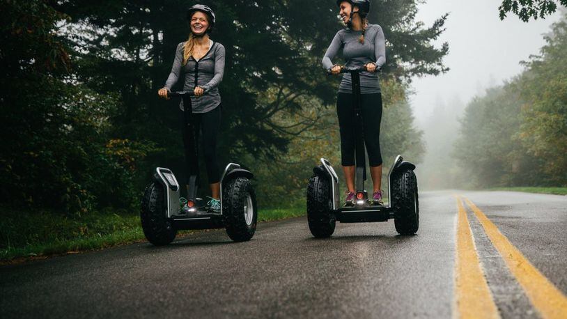 Try a segway tour in Stone Mountain on Saturday.