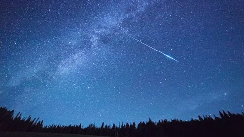 A meteor (actual one not pictured) was spotted over southeast Georgia on Sunday night, news outlet WJCL reported, citing NASA. (AJC file photo)