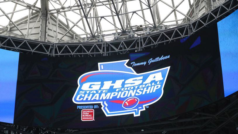 The GHSA championship football games were last played in Mercedes-Benz Stadium in 2018.