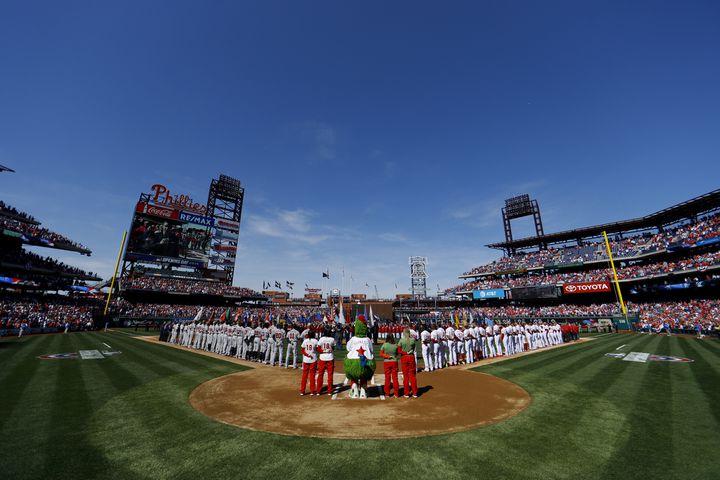 Photos: Braves play the Phillies on Opening Day