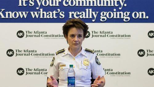 Atlanta police Chief Erika Shields says “the coronavirus is absolutely top of our mind.”