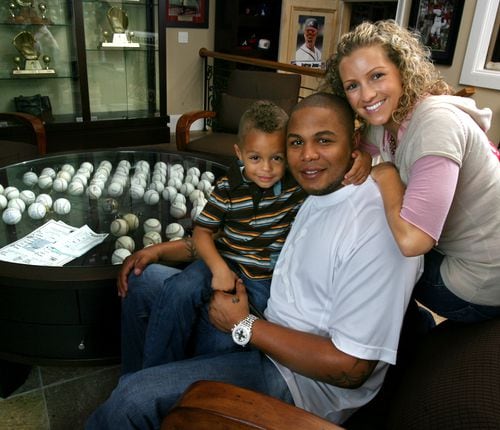 It's all about family at Andruw and Nicole Jones' house
