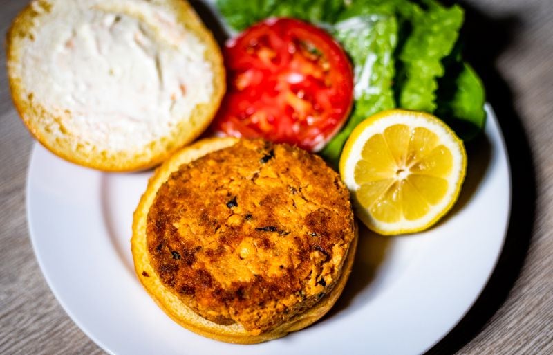Easy Salmon Burgers. CONTRIBUTED BY HENRI HOLLIS