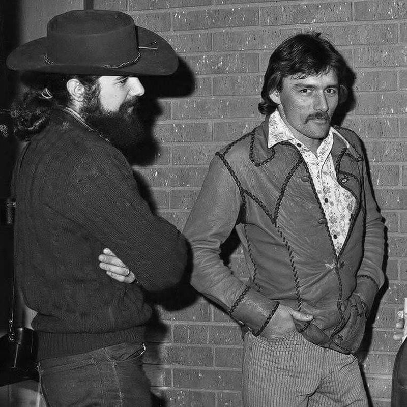 Chuck Leavell (left) joined the Allman Bros. Band in 1972, and his keyboards substituted for the late Duane Allman who died the previous year. Dickey Betts (right) suggested the instrumental "Jessica" feature Leavell's piano. Leavell's solo on that song became legendary. Photo: courtesy Chuck Leavell. 