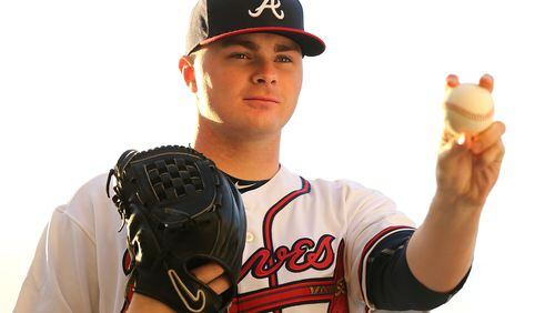 Sean Newcomb struck out six and walked four Tuesday night. Curtis Compton / ccompton@ajc.com
