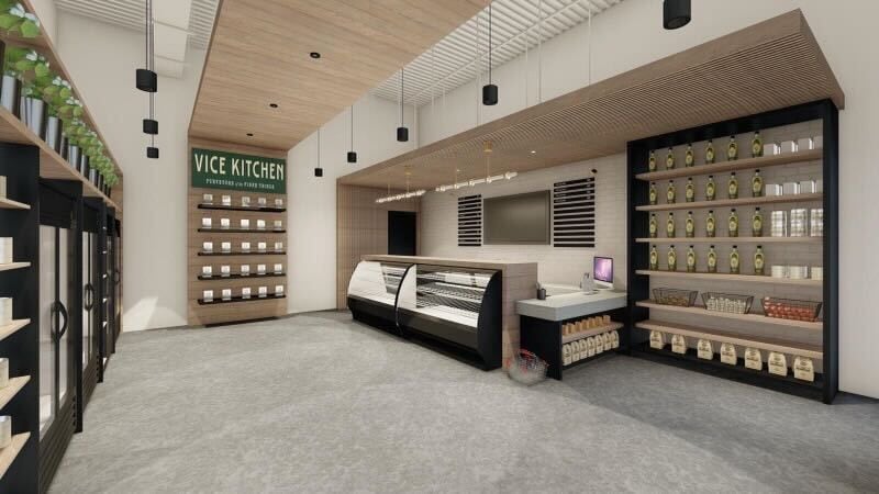 A rendering of Vice Kitchen in Johns Creek. / Courtesy of Vice Kitchen