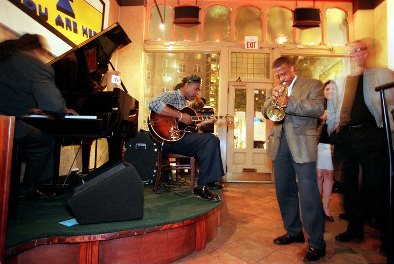 Churchill Grounds was the epicenter of live jazz in Atlanta in the early 2000s. AJC File