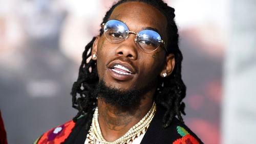 Offset posted bail after he was arrested on two felony gun charges after he and his bodyguard were pulled over outside of Atlanta. (Photo by Jordan Strauss/Invision/AP, File)