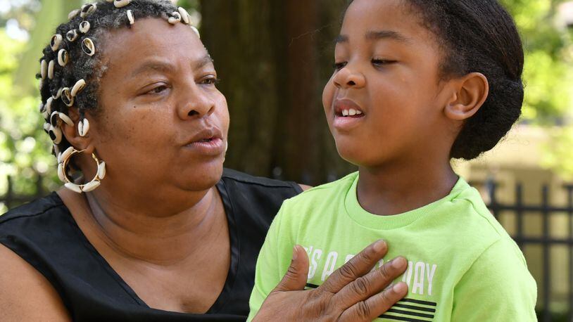 When her four-year-old grandson Kawan Ward was unresponsive and feverish one morning in April, Vanessa Ward waited for a Grady ambulance to arrive for over an hour before driving him to Egleston Children’s Hospital near Emory University herself. (Hyosub Shin / Hyosub.Shin@ajc.com)