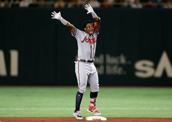 Photos: Braves’ Ronald Acuna playing in Japan