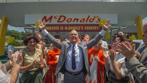 McDonald’s founder Ray Kroc is the subject of “The Founder,” a film starring Michael Keaton. (Daniel McFadden/The Weinstein Company/TNS)
