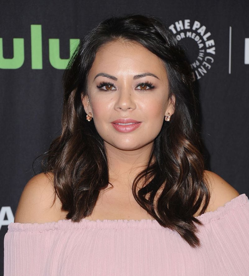 HOLLYWOOD, CA - MARCH 25:  Actress Janel Parrish arrives at The Paley Center For Media's 34th Annual PaleyFest Los Angeles - "Pretty Little Liars" at Dolby Theatre on March 25, 2017 in Hollywood, California.  (Photo by Jon Kopaloff/FilmMagic)