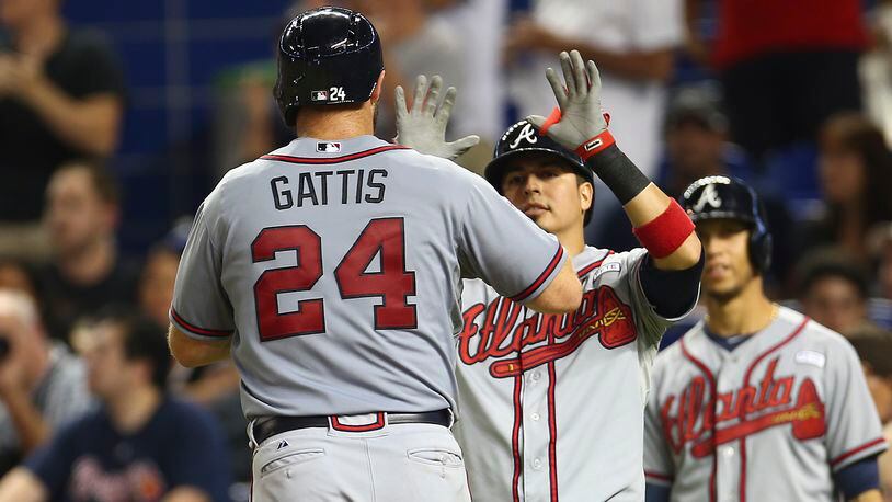 Gattis homer in 10th gives Braves a 4-3 win at Miami