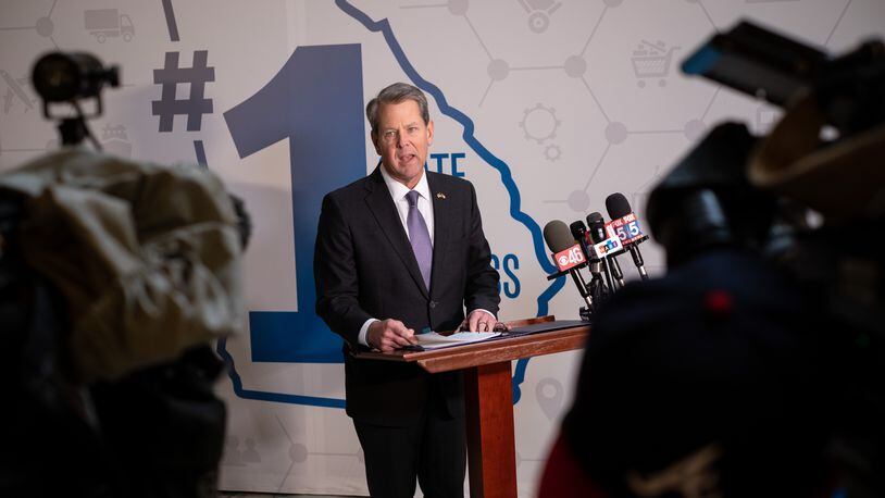 Gov. Brian Kemp will seek a $5,000 pay raise for state workers as part of the budget he will submit to state legislators, according to a letter he sent out to state agency heads. Ben Gray for the Atlanta Journal-Constitution