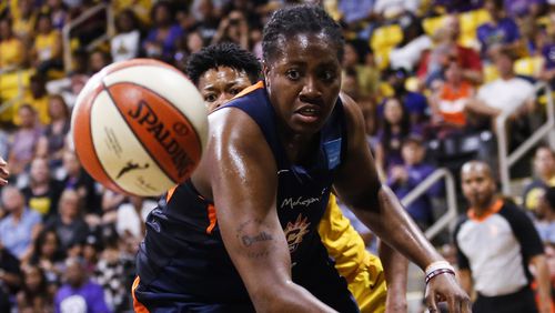 Shekinna Stricklen averaged 8.8 points for the Connecticut Sun during the 2019 playoffs.