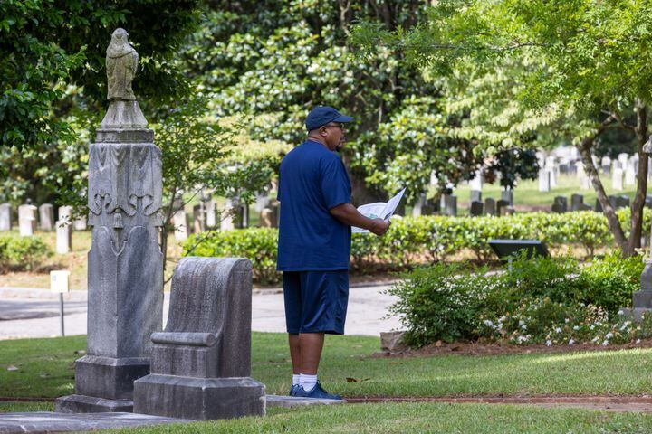 Newly restored African American Burial Grounds
