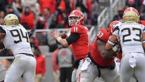 Georgia quarterback Jake Fromm, 33-6 as a starter, including two wins over Tech.