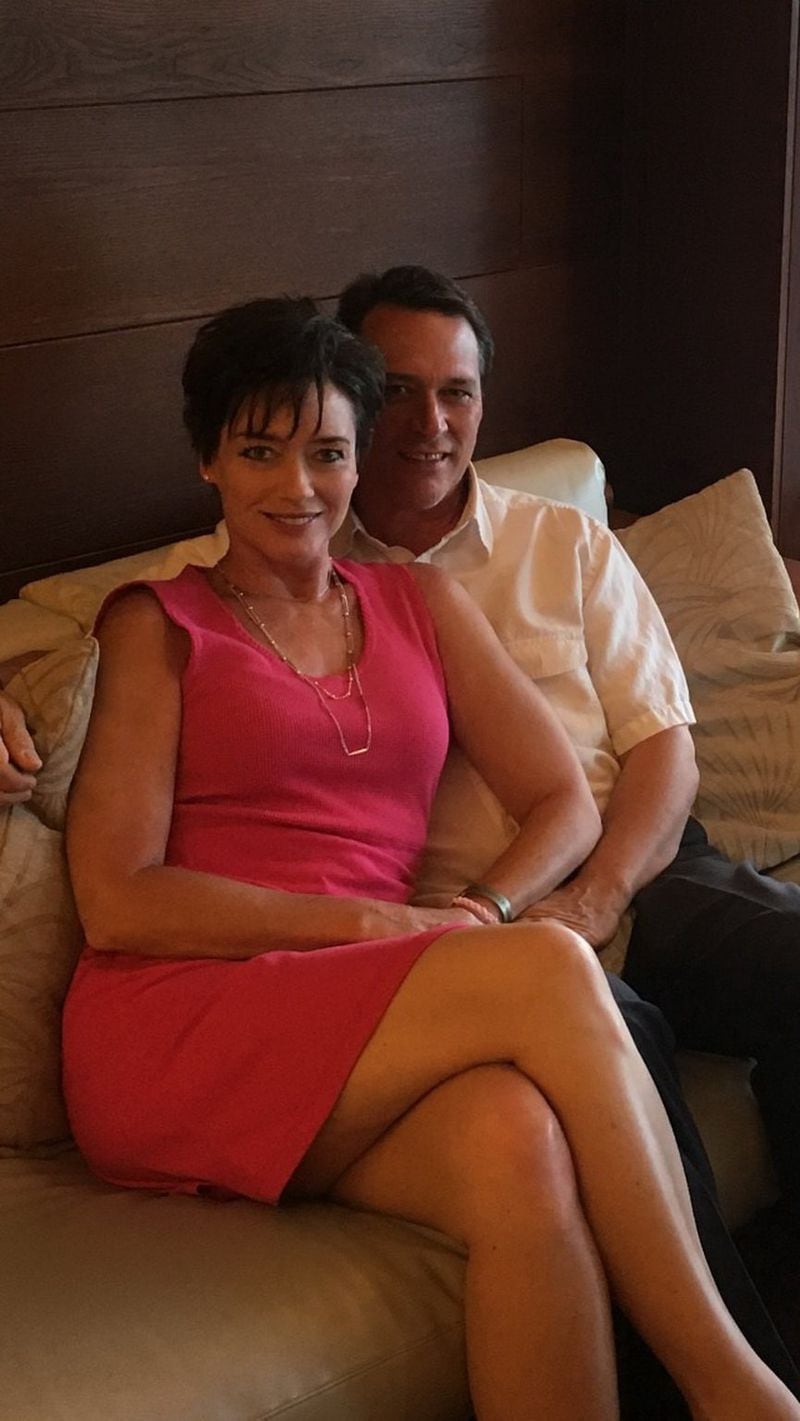 Barb Howell was down to 140 pounds when this photo was taken in May 2017. She is photographed with Steve, her husband of 25 years. CONTRIBUTED