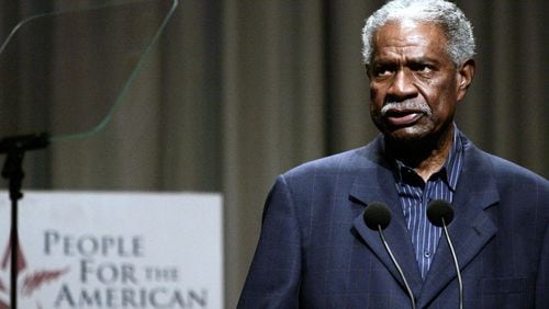 NEW YORK - SEPTEMBER 1:  Actor Ossie Davis attends a reading of the U.S. Constitution at Cooper Union for the People For the American Way Foundation September 1, 2004 in New York City.  (Photo by Peter Kramer/Getty Images)