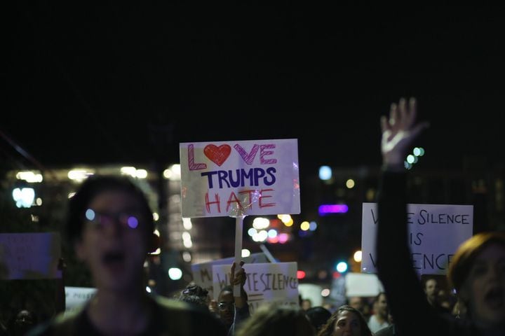 Anti-Trump march, Nov. 11, 2016