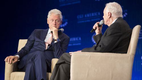 June 14, 2016 Atlanta: Former President Bill Clinton is scheduled to speak at an annual drug abuse summit in Atlanta Wednesday. EMILY JENKINS/ EJENKINS@AJC.COM