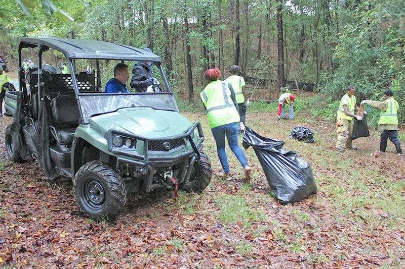 Rivers Alive cleanups target all waterways in the state, including creeks, streams, rivers, lakes/reservoirs, beaches, and wetlands. (Photo Courtesy of Henry County Water Authority)