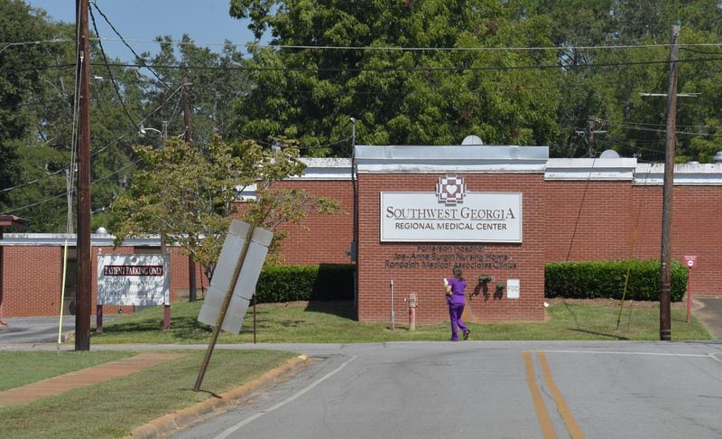 After years of financial struggle, Southwest Georgia Regional Medical Center in Randolph County, seen here in 2019, has announced it will close in 90 days. (Hyosub Shin / Hyosub.Shin@ajc.com)