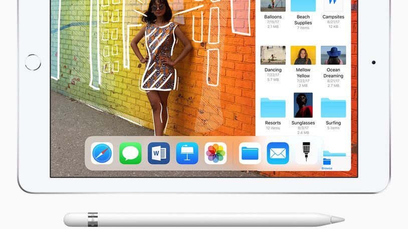 The 9.7-inch iPad and Apple Pencil. (Apple)